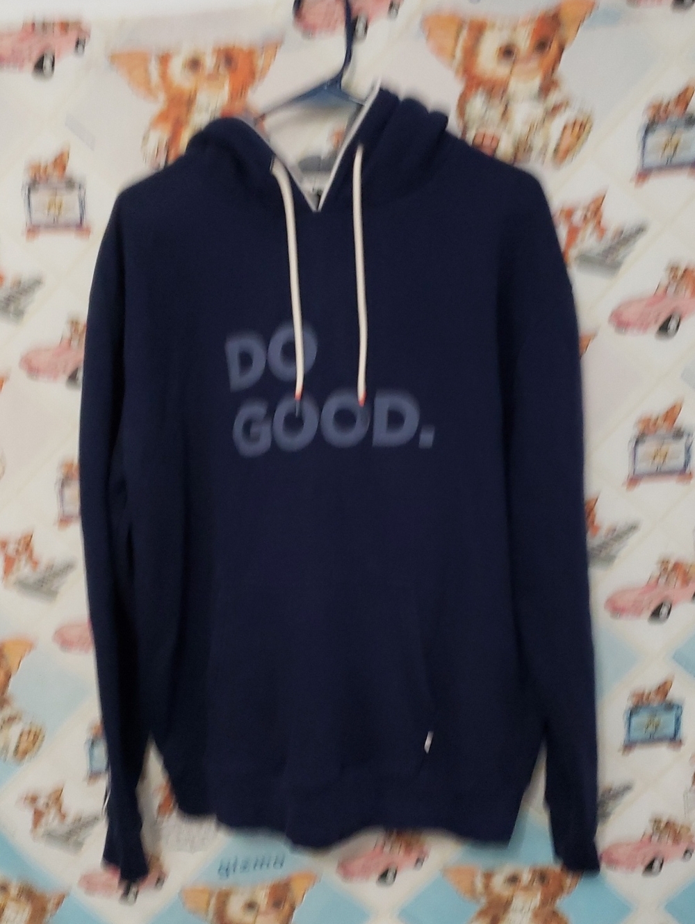 Cotopaxi Navy "DO GOOD." Pullover Hoodie Size XL